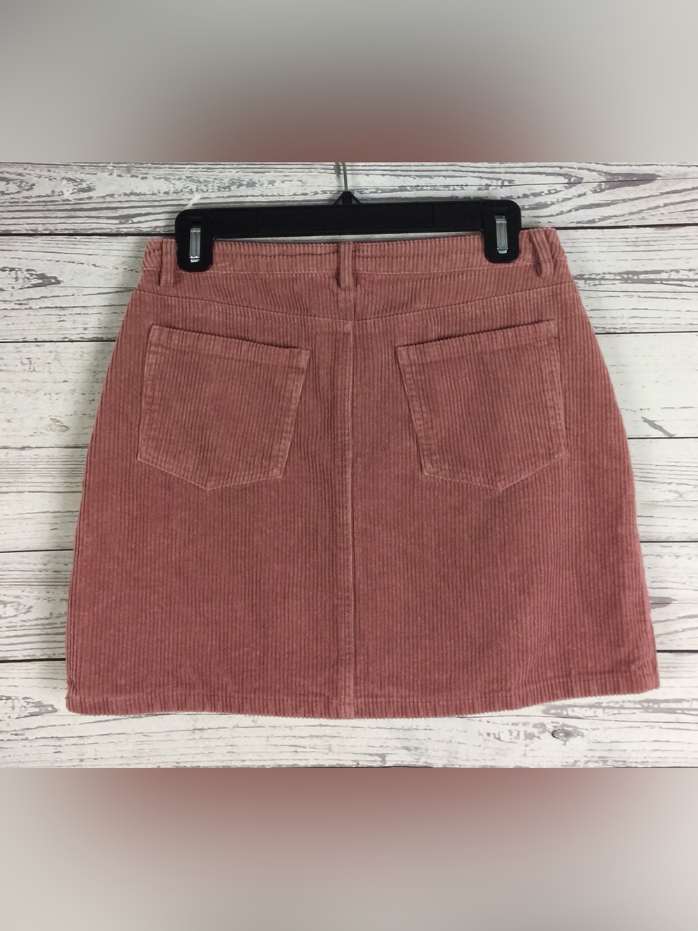 Kori America Women’s Rose Pink 100% Cotton Corduroy Mini Skirt Size M - Picture 4 of 8